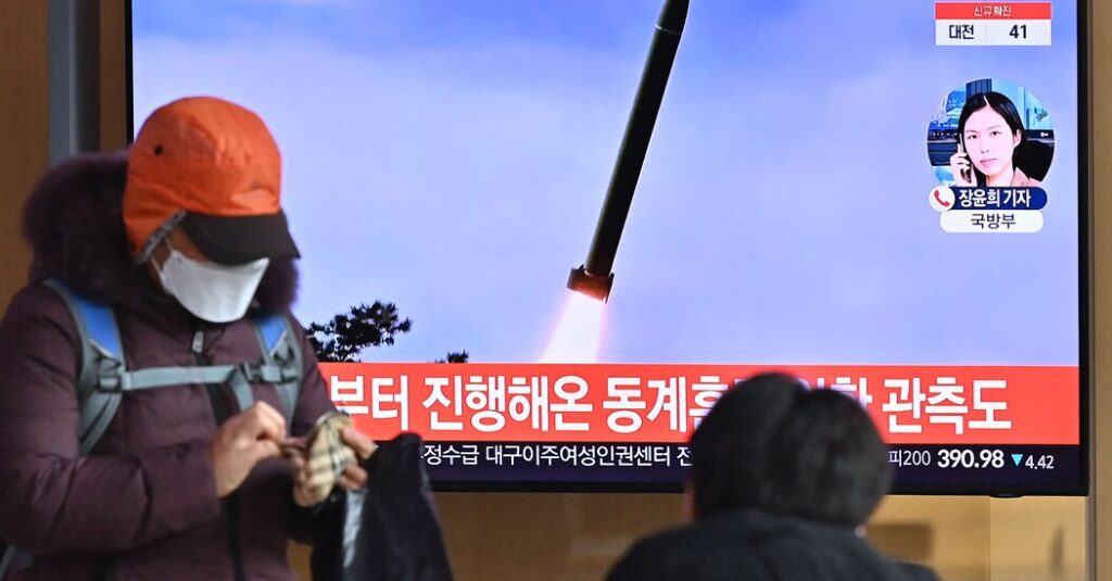 North Korea Fires Projectile After Lashing Out Over Sanctions