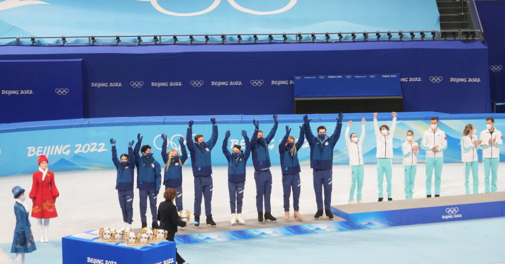 Team Figure Skating Medal Ceremony Is Postponed Amid Legal Inquiry